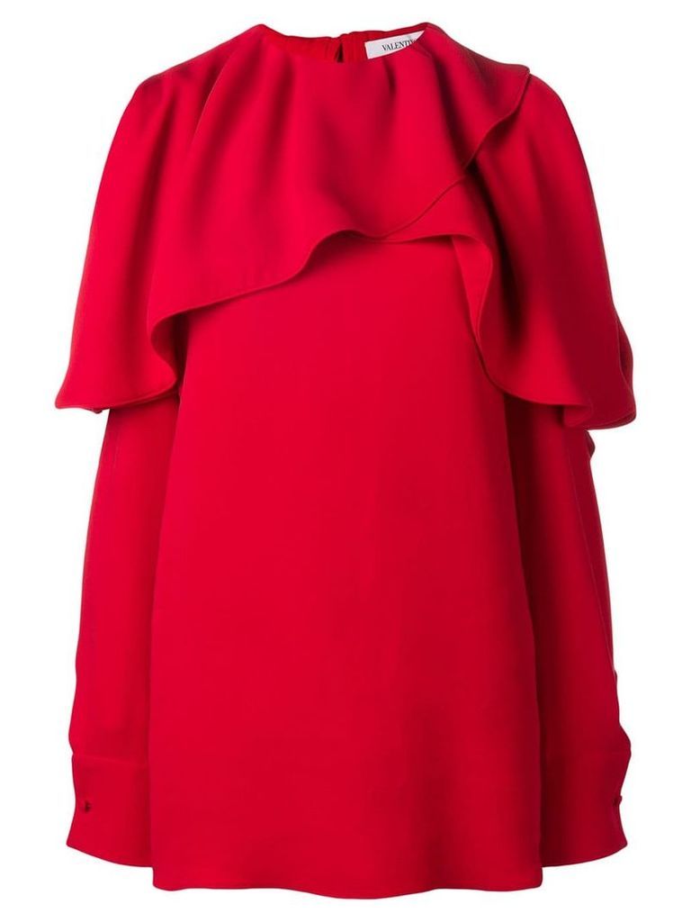 Valentino ruffled blouse - Red