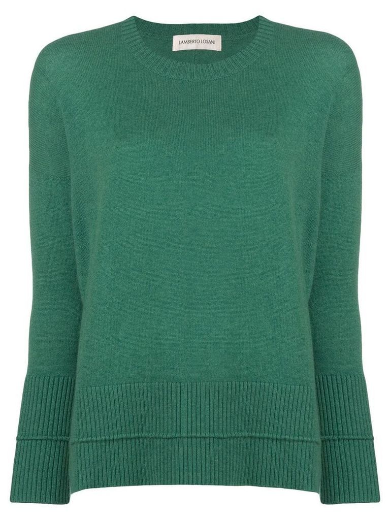 Lamberto Losani round neck sweater - Green