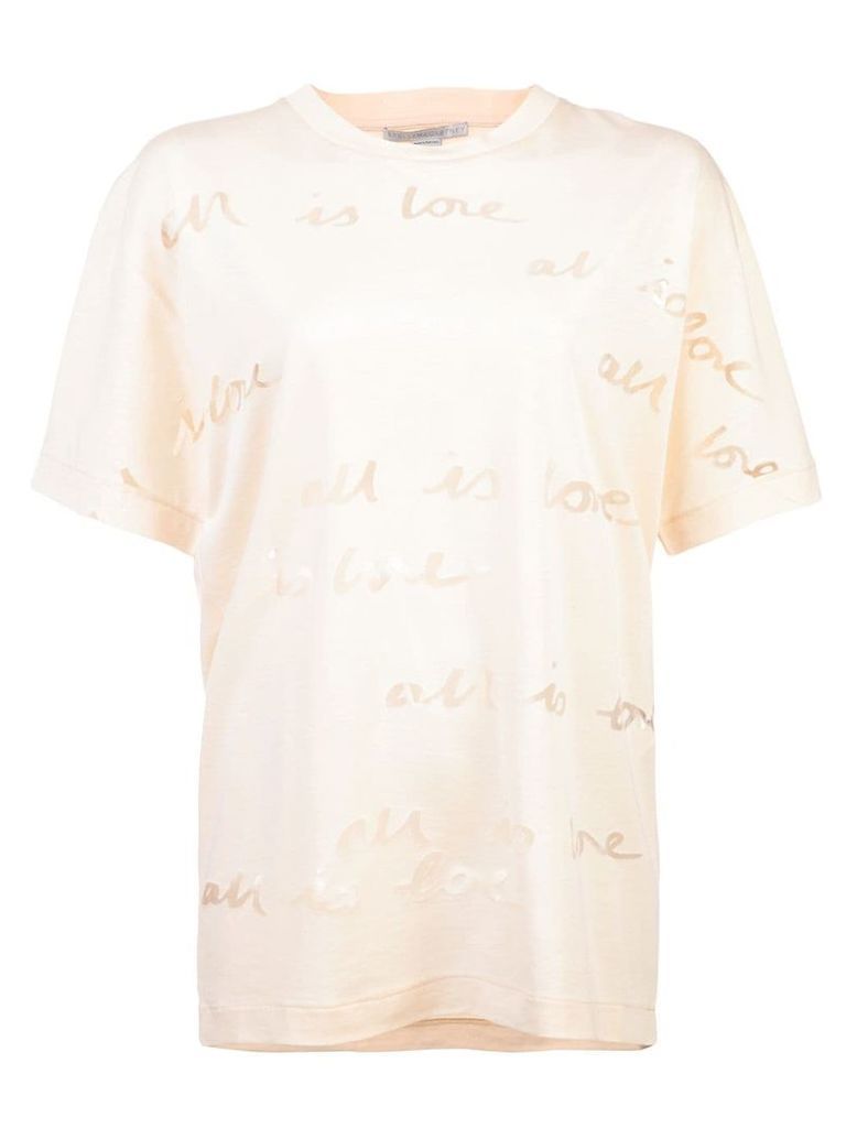 Stella McCartney crew neck T-shirt - NEUTRALS