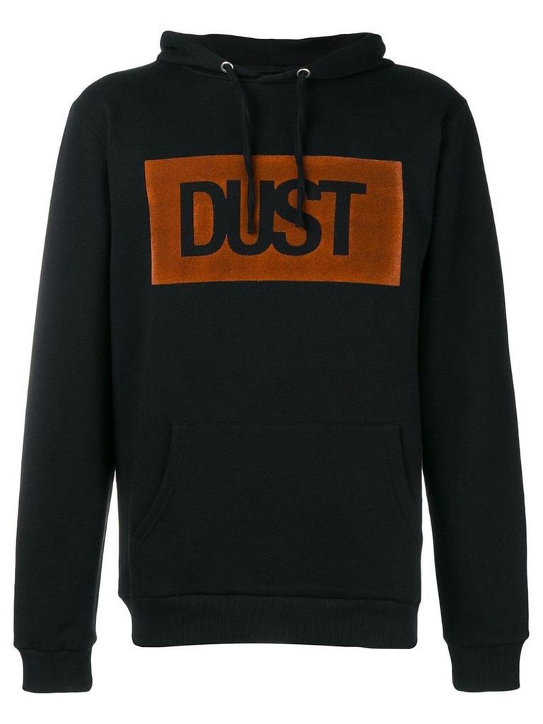 DUST logo print hoodie - Black