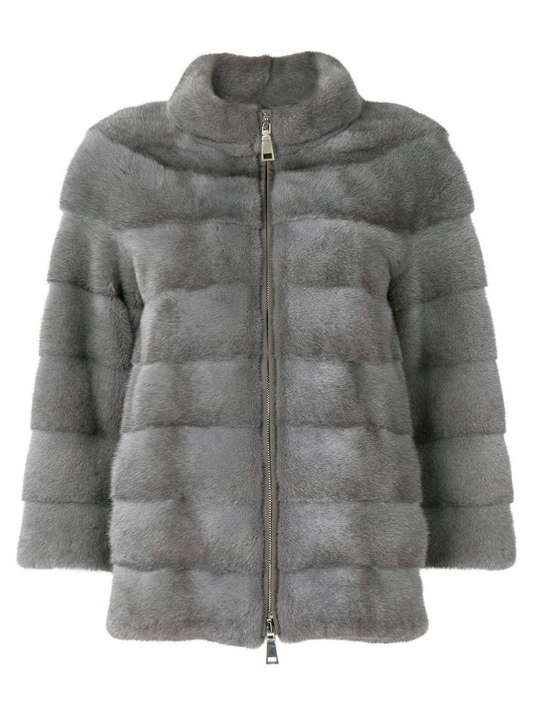 Cara Mila Alexandra zipped jacket - Grey