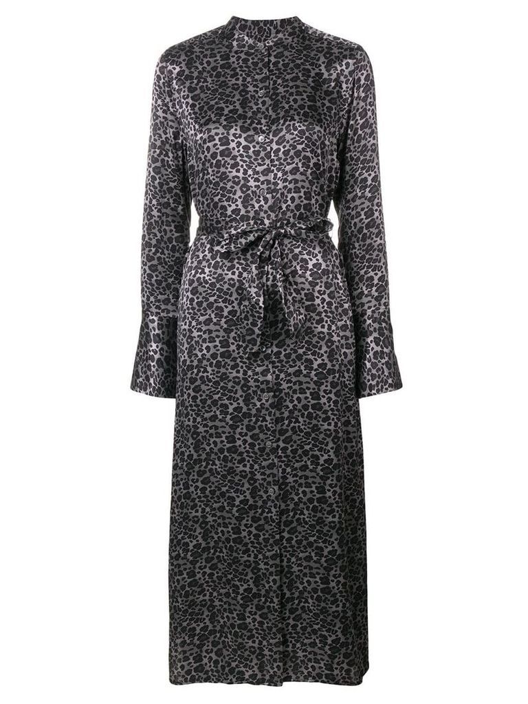 Equipment Connell leopard-print maxi dress - Grey