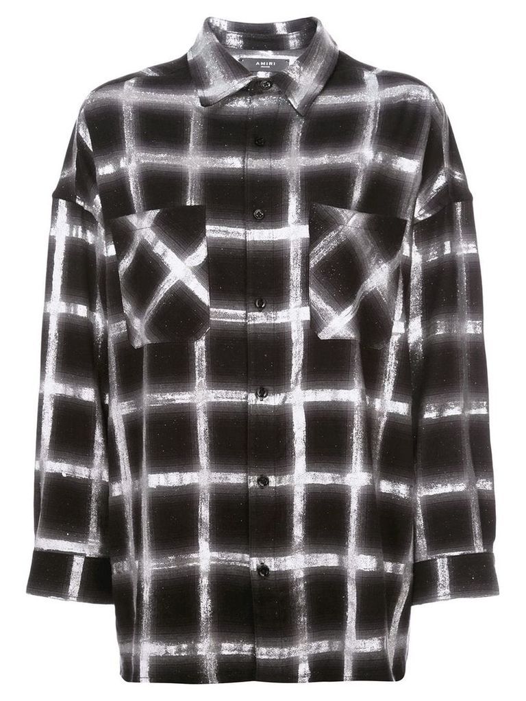 AMIRI check shirt - Black