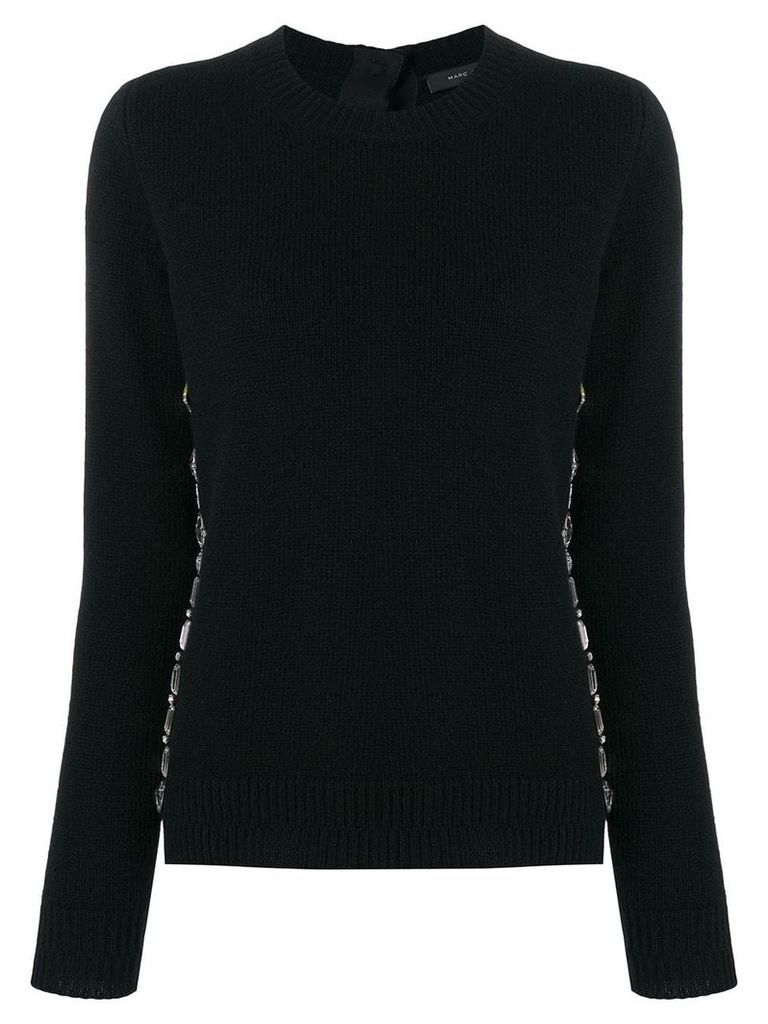 Marc Jacobs embellished fitted sweater - Black