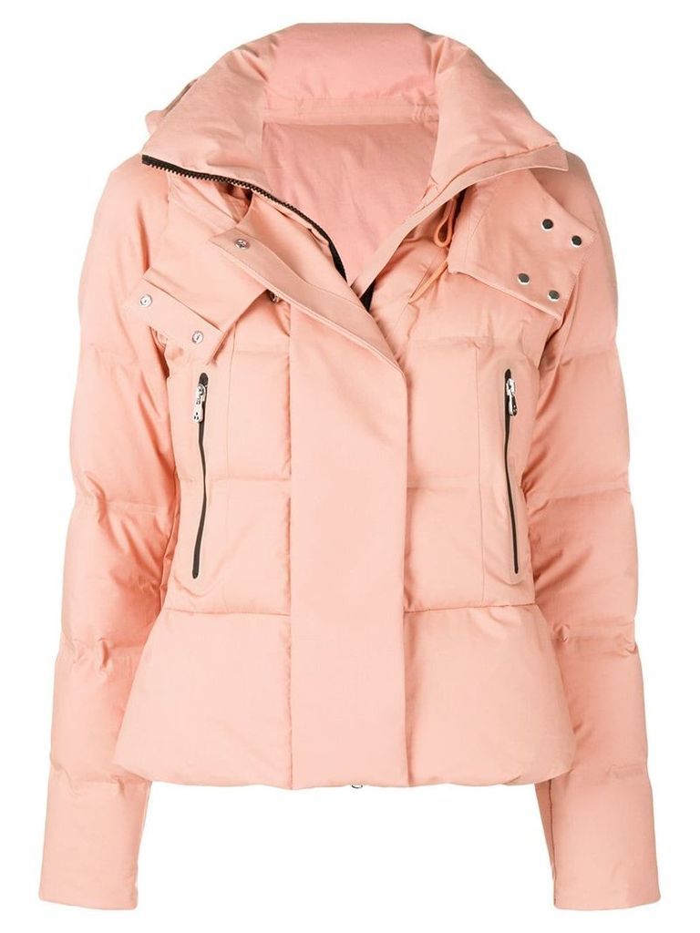 Peuterey hooded padded jacket - PINK