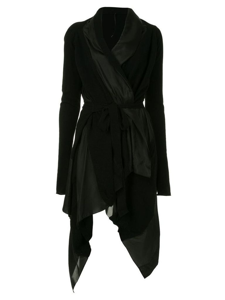 Masnada asymmetric cashmere dress - Black