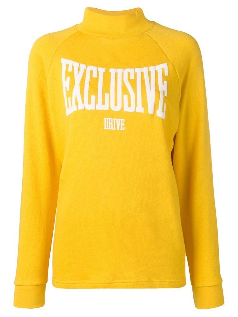 Roseanna mock neck sweatshirt - Yellow