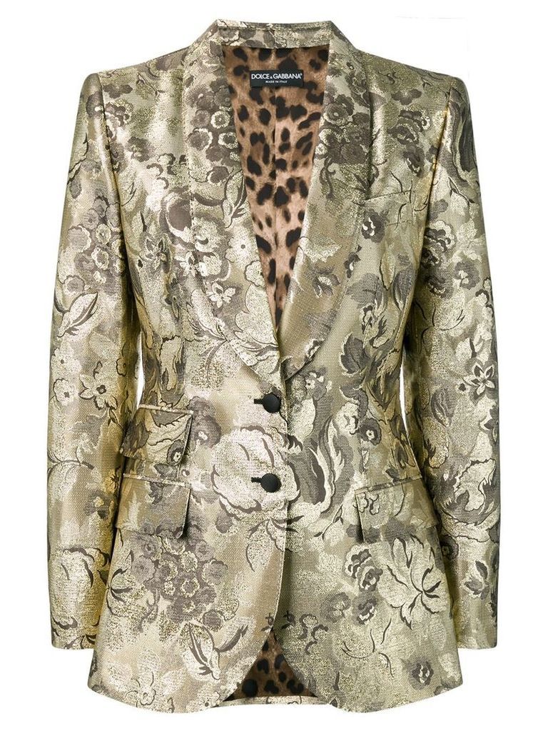 Dolce & Gabbana fitted jacket - GOLD