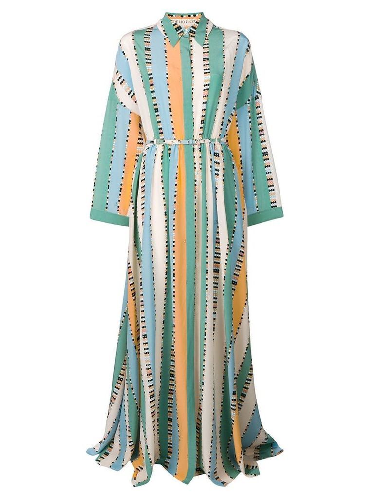 Emilio Pucci long printed dress - Multicolour