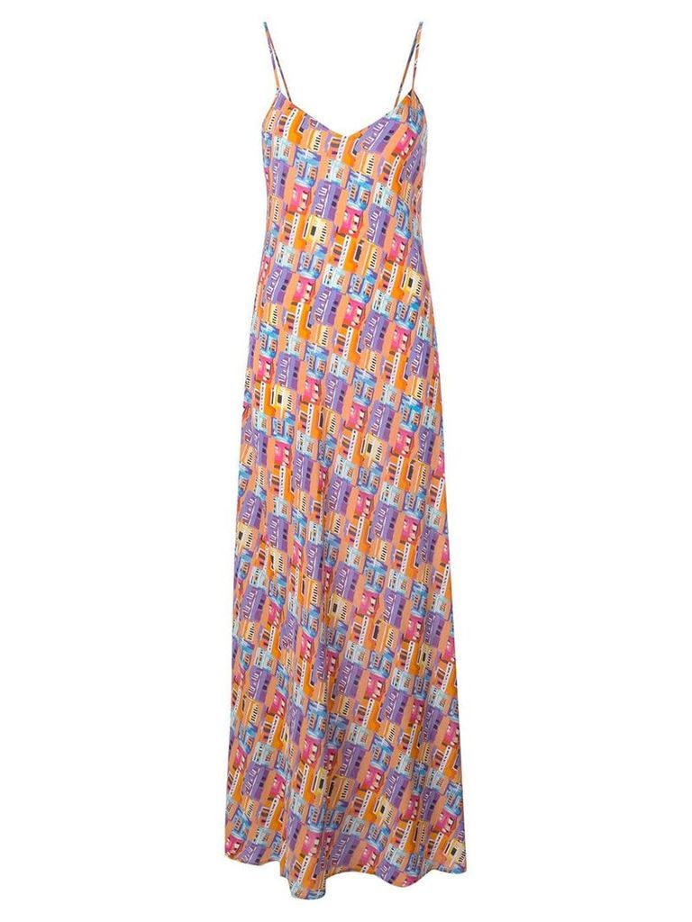 Lhd printed maxi dress - Multicolour