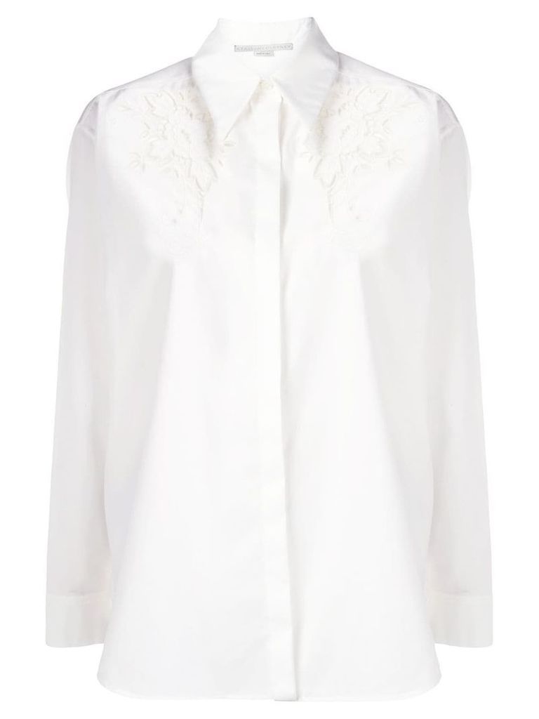 Stella McCartney embroidered shirt - White