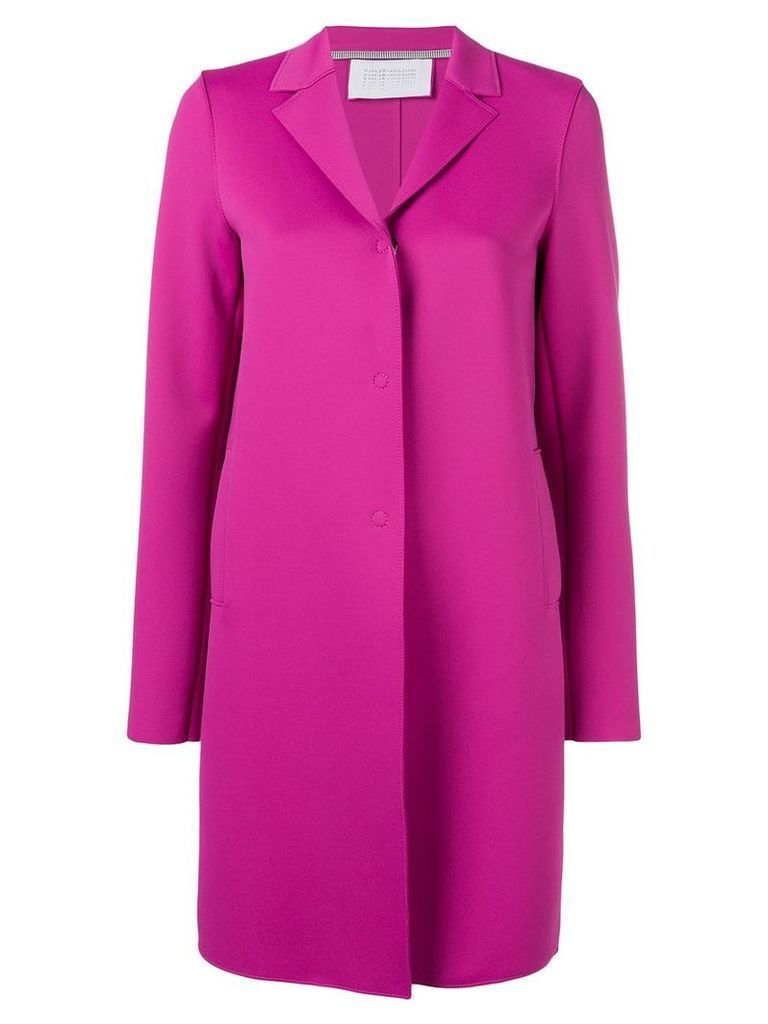 Harris Wharf London fitted single-breasted coat - Pink