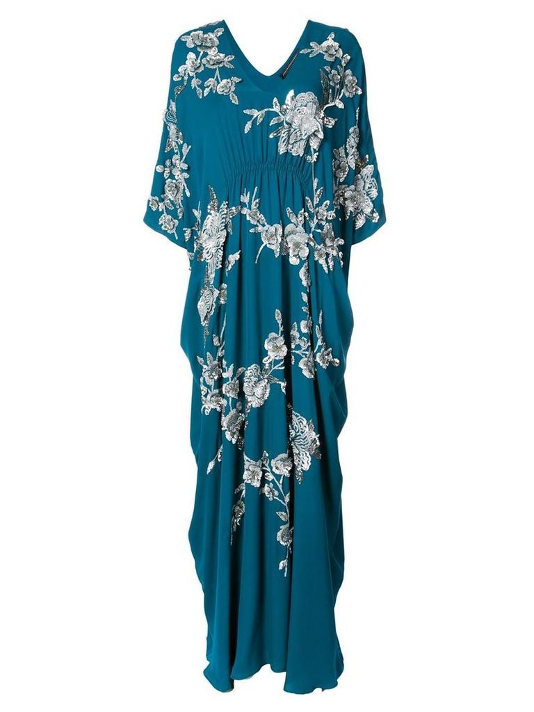 Josie Natori Cocoon caftan dress - Blue