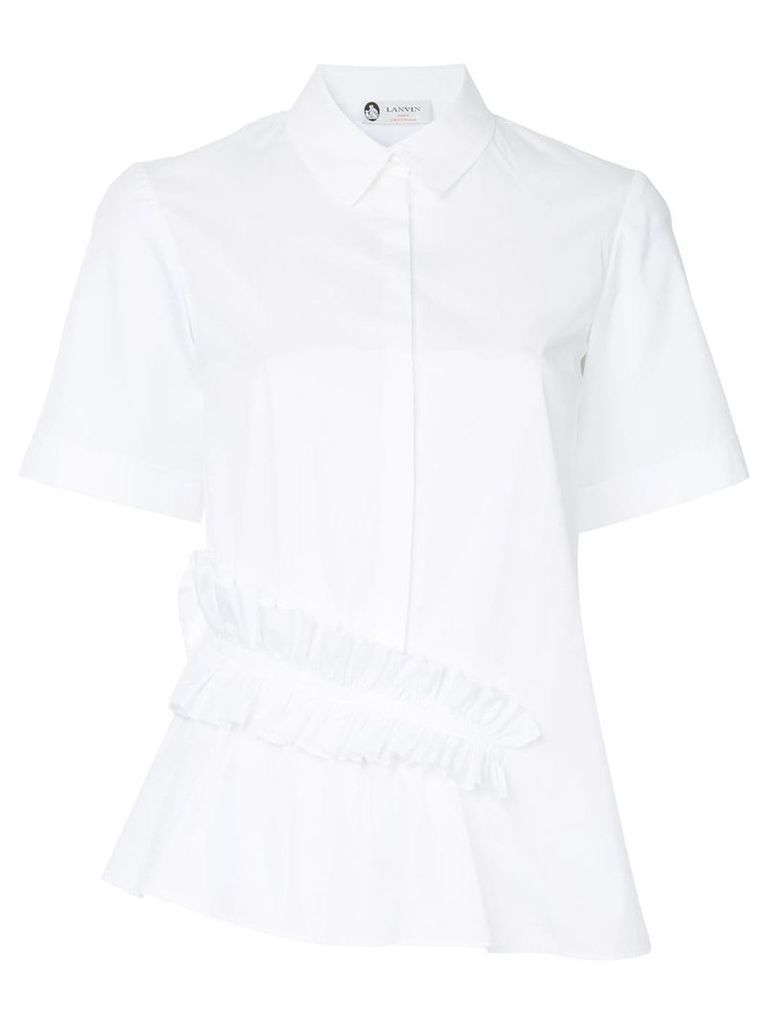 Lanvin ruffle detail shirt - White