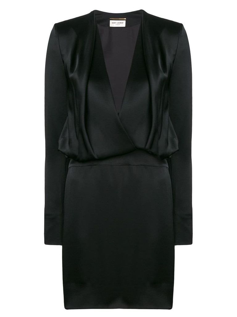 Saint Laurent perfectly fitted dress - Black