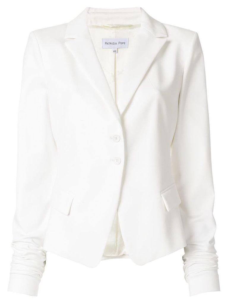 Patrizia Pepe fitted blazer - White