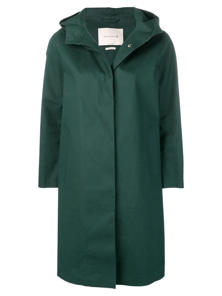 Mackintosh Cedar Green Bonded Cotton Hooded Coat LR-021