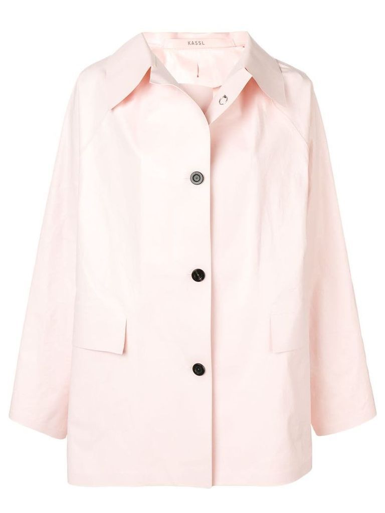 Kassl Editions short trench coat - PINK
