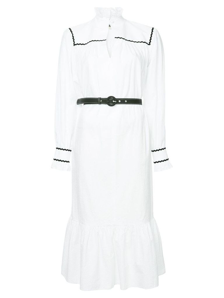 Alexa Chung Pierette belted shirt dress - White
