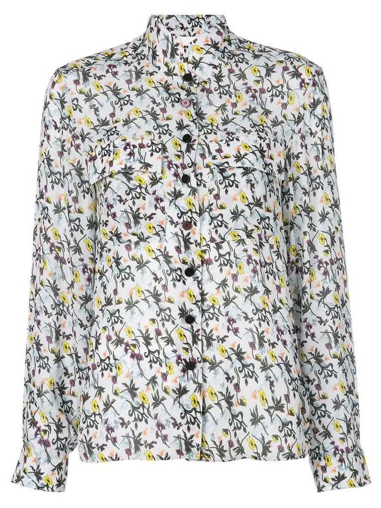 Chloé high neck floral print shirt - Multicolour