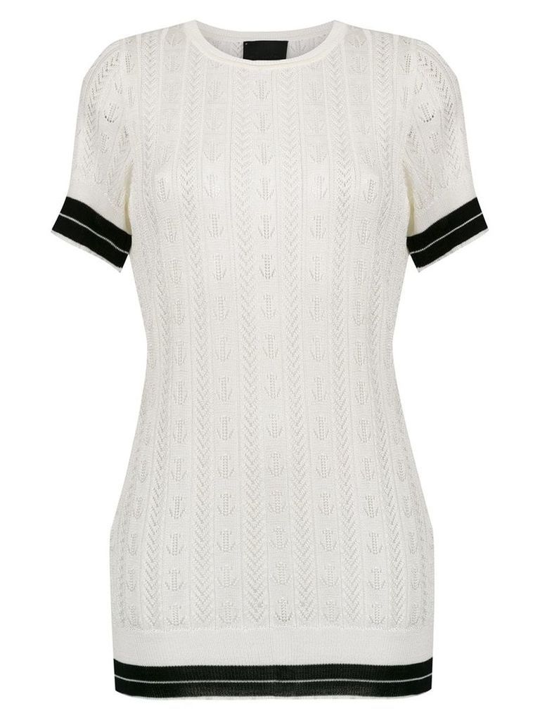 Andrea Bogosian knitted top - White