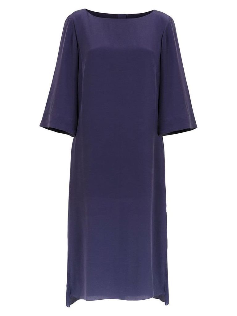 Alcaçuz Fornalha silk dress - Purple