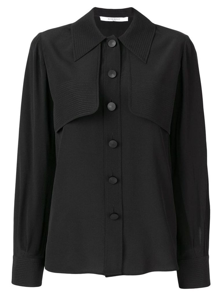 Givenchy layered front shirt - Black