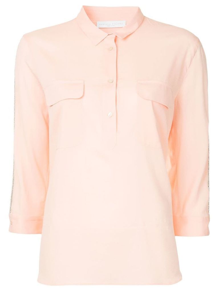 Fabiana Filippi henley blouse - Pink
