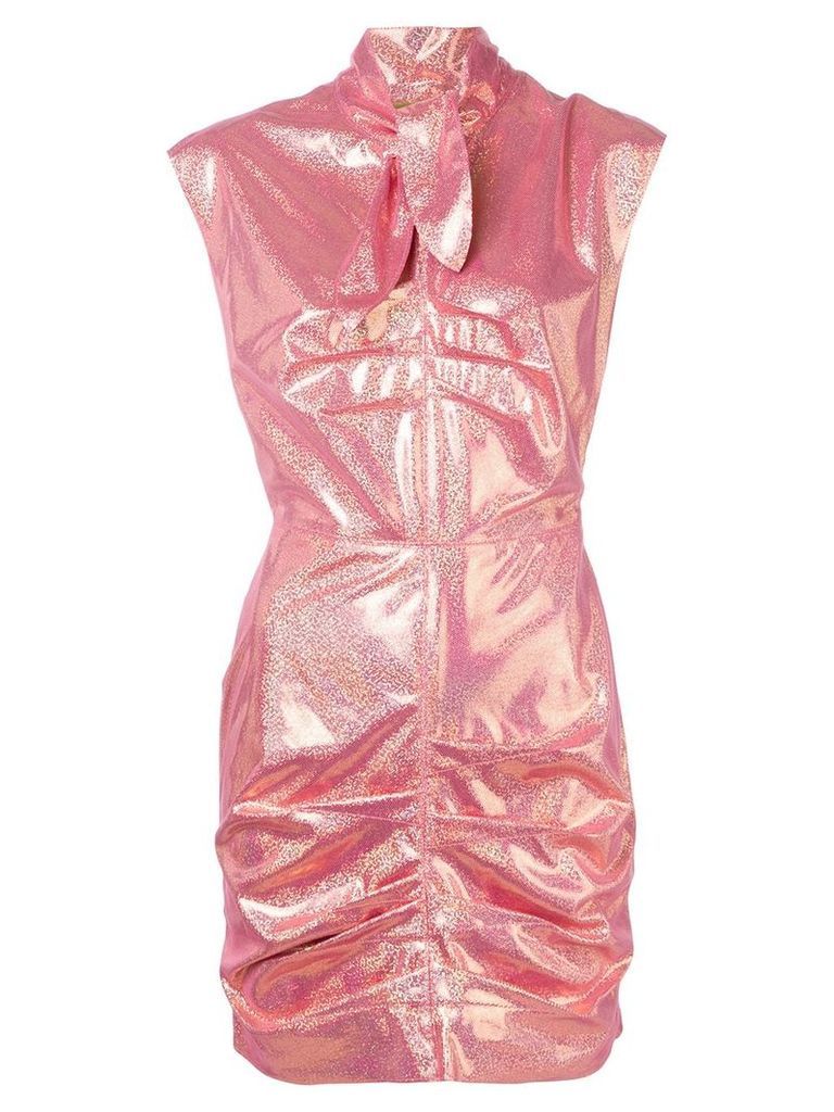 MSGM glitter mini dress - PINK