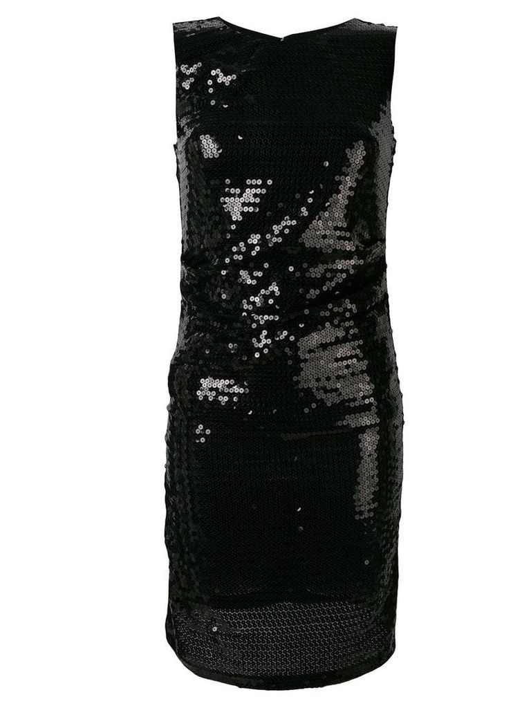 MSGM sleeveless sequin dress - Black