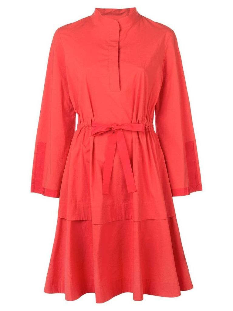 Josie Natori mandarin dress - Red