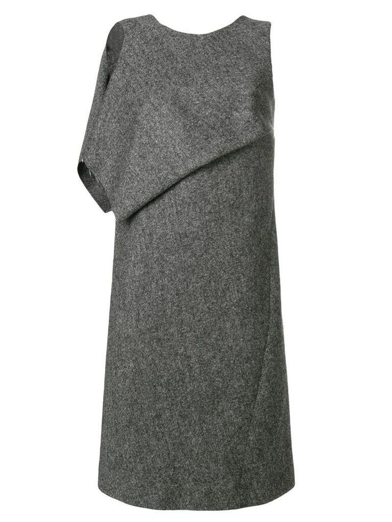 Maison Margiela draped panel shift dress - Grey