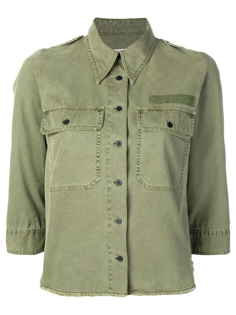 Zadig & Voltaire Toast military shirt - Green