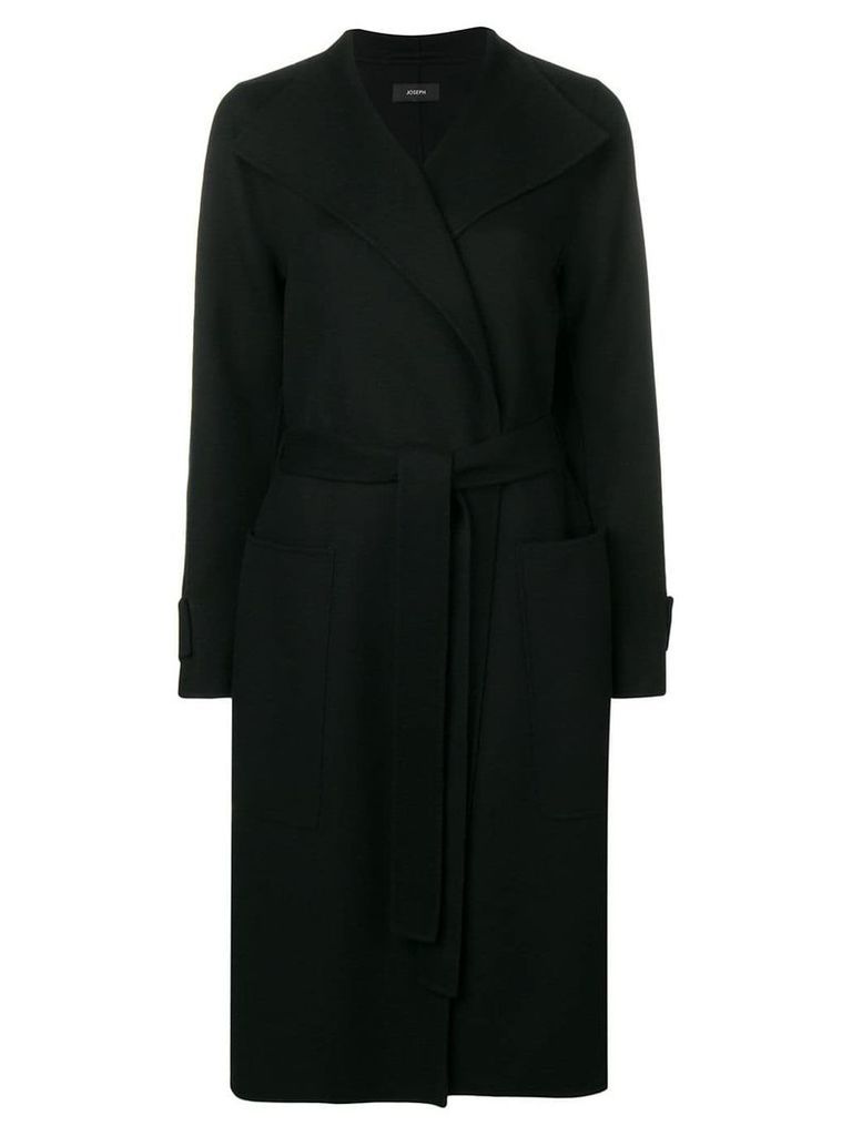 Joseph belted robe coat - Black