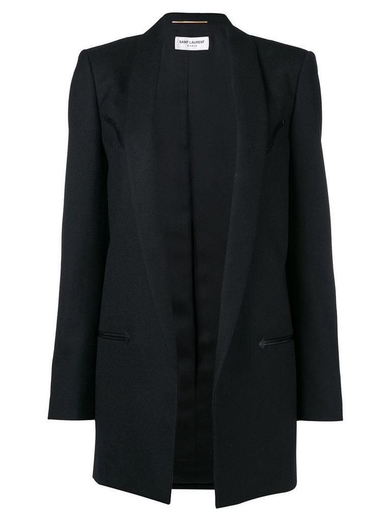 Saint Laurent masculine cut blazer-coar - Black