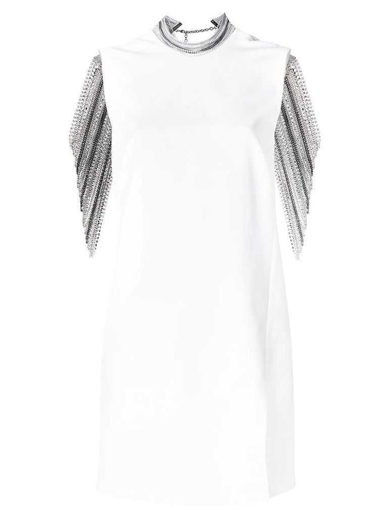 Versace beaded dress - White