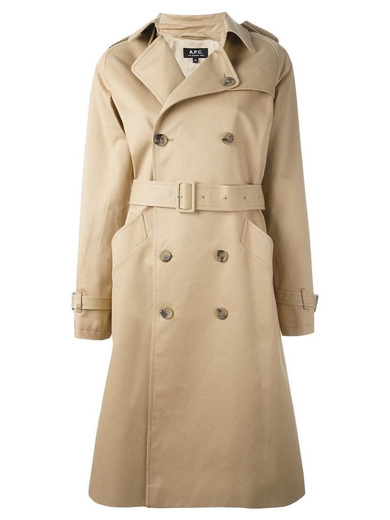 A.P.C. Greta trench coat - NEUTRALS