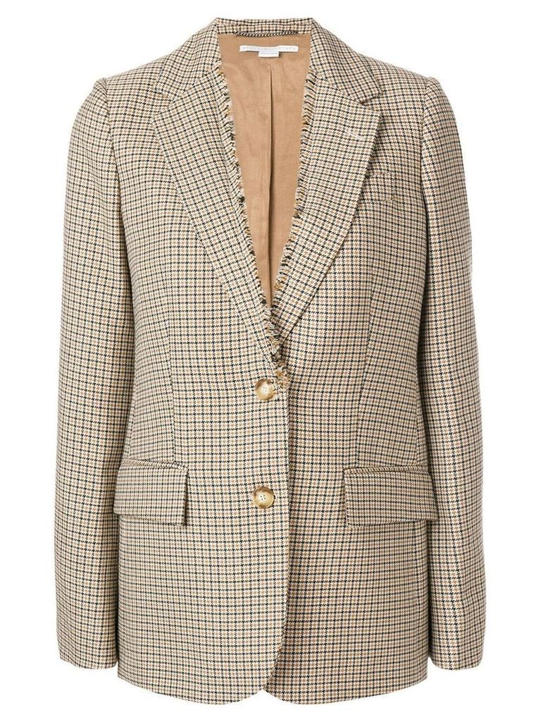 Stella McCartney long fit distressed blazer - Multicolour