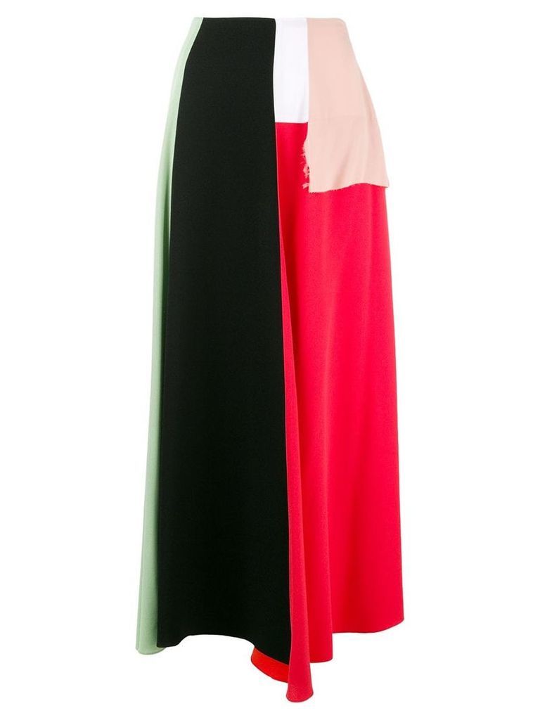 Marni colour block skirt - Black