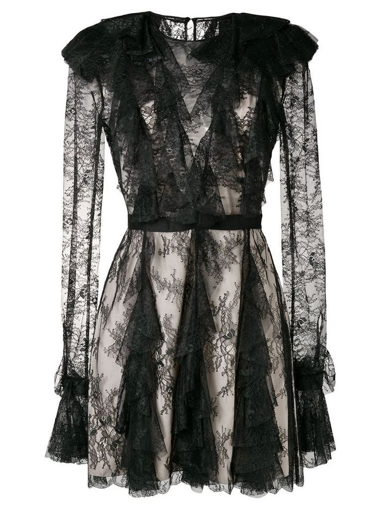 Philosophy Di Lorenzo Serafini sheer lace dress - Black