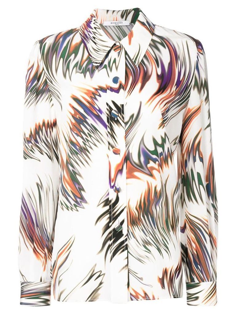 Givenchy swirl print shirt - White