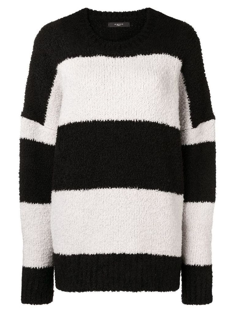 AMIRI striped knit jumper - Black