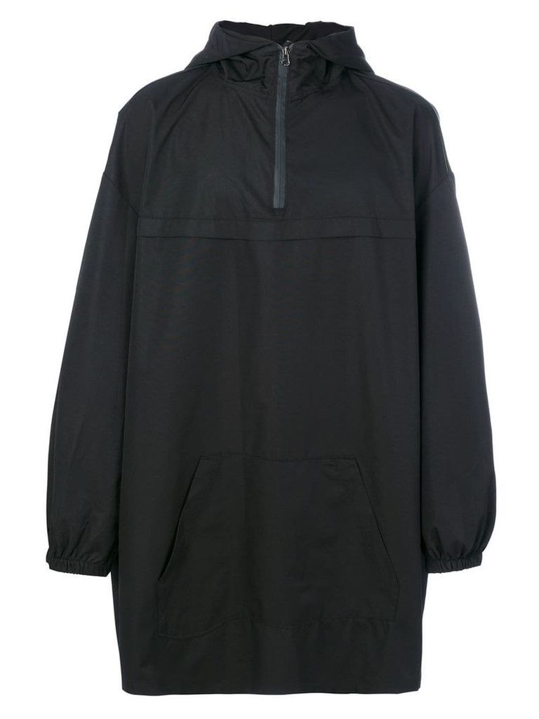 Yuiki Shimoji hooded oversized parka - Black