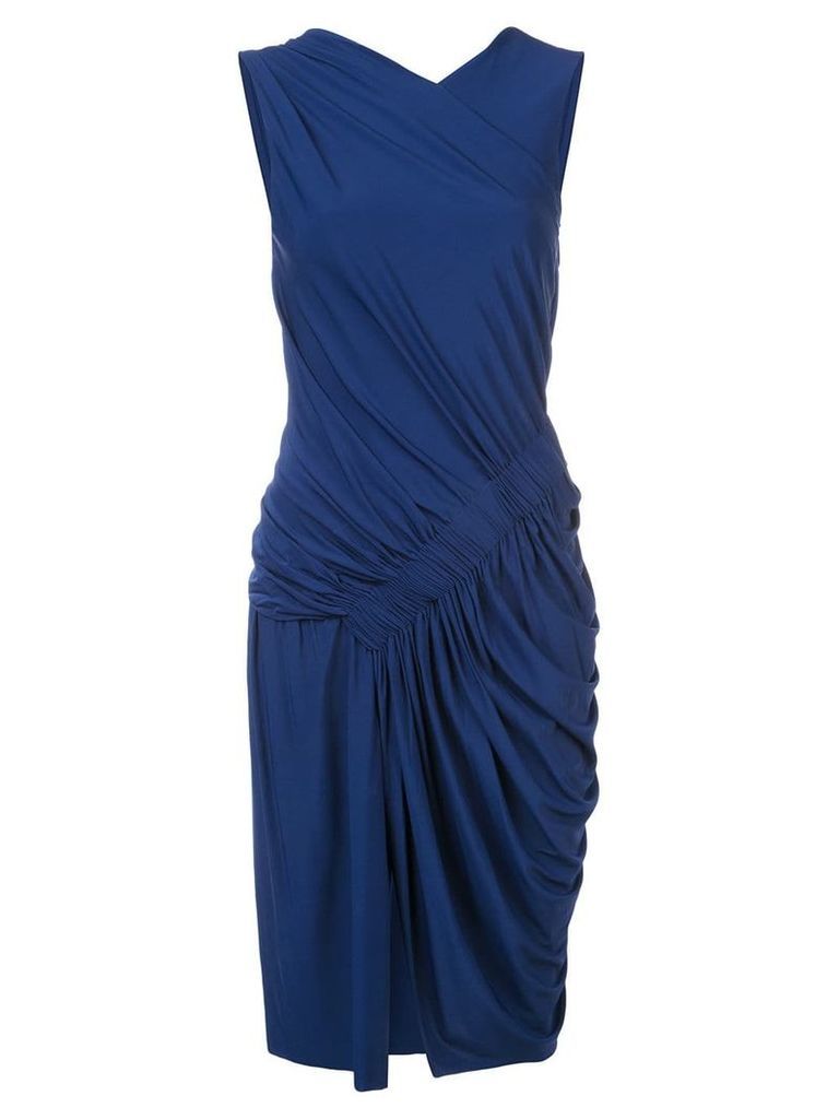Jason Wu Collection gathered sleeveless dress - Blue