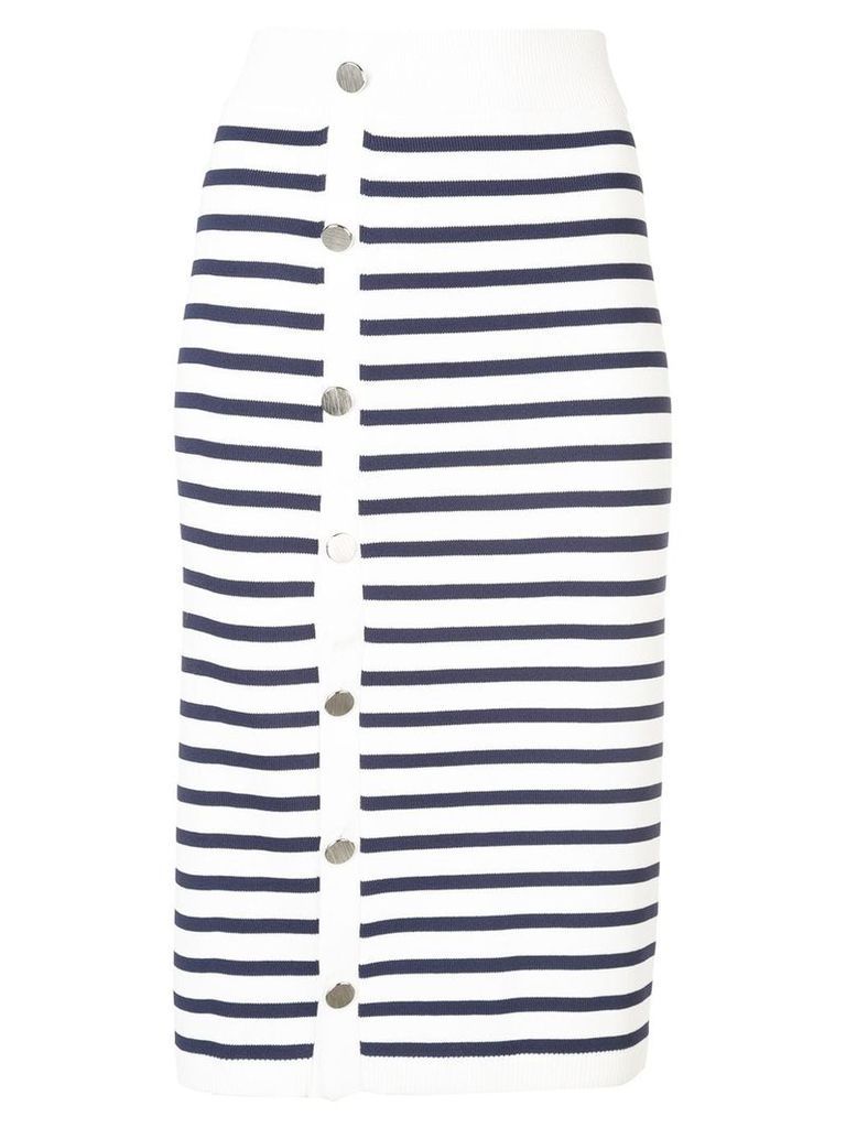 Altuzarra Enya striped skirt - White