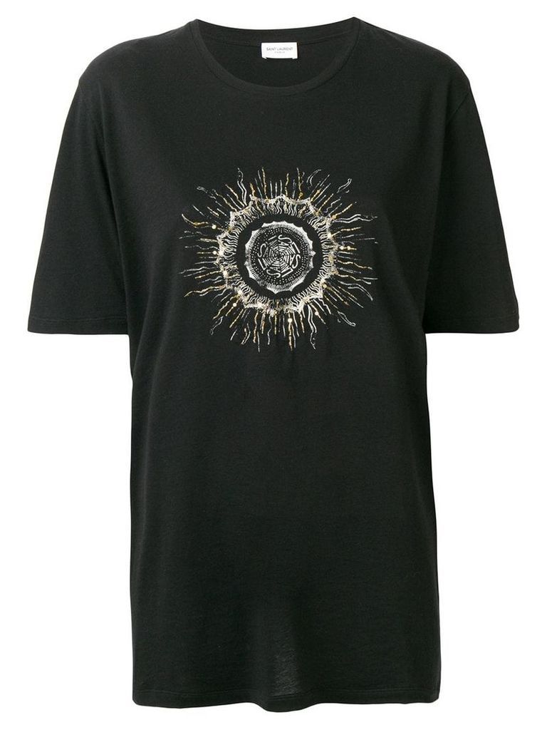 Saint Laurent printed T-shirt - Black