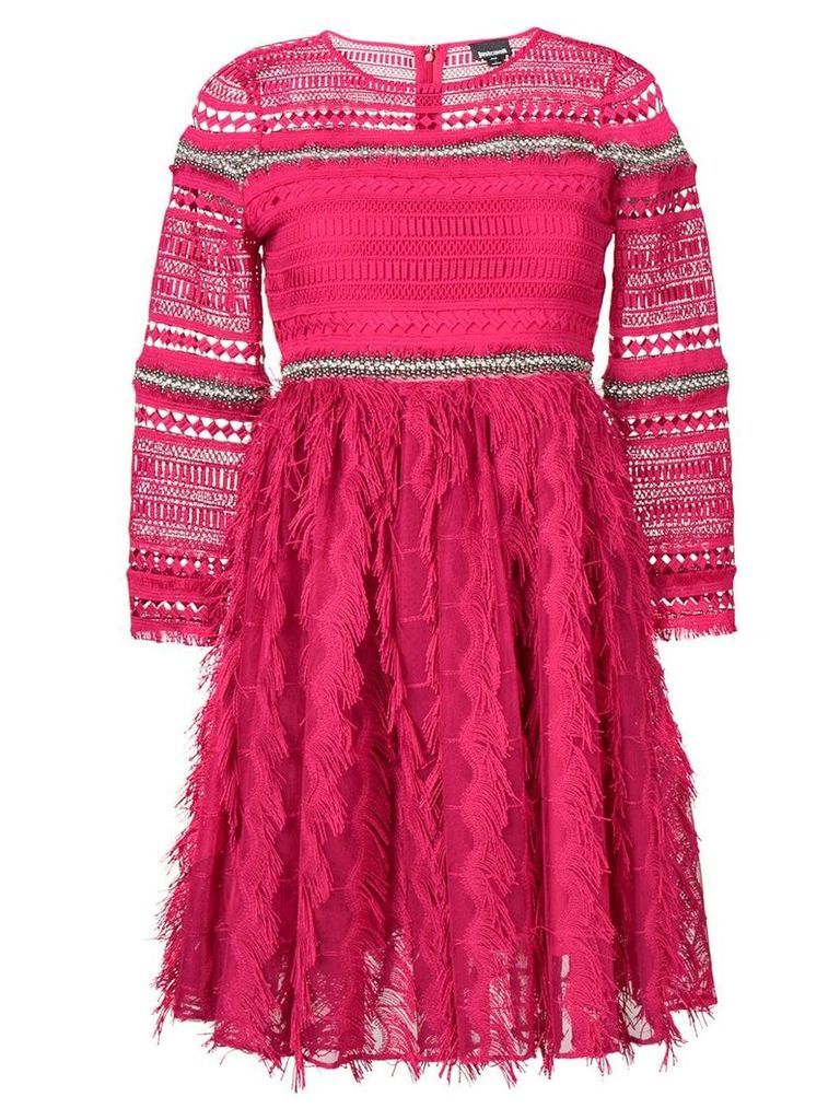 Just Cavalli lace mini dress - PINK