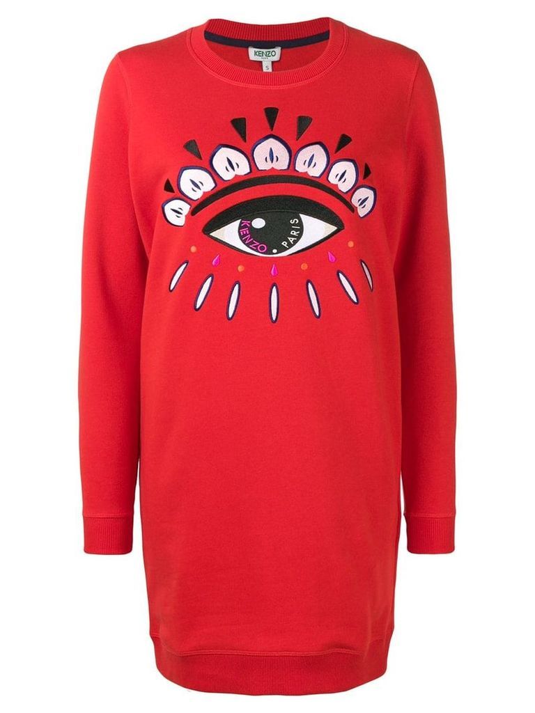 Kenzo Eye sweatshirt dress - Red