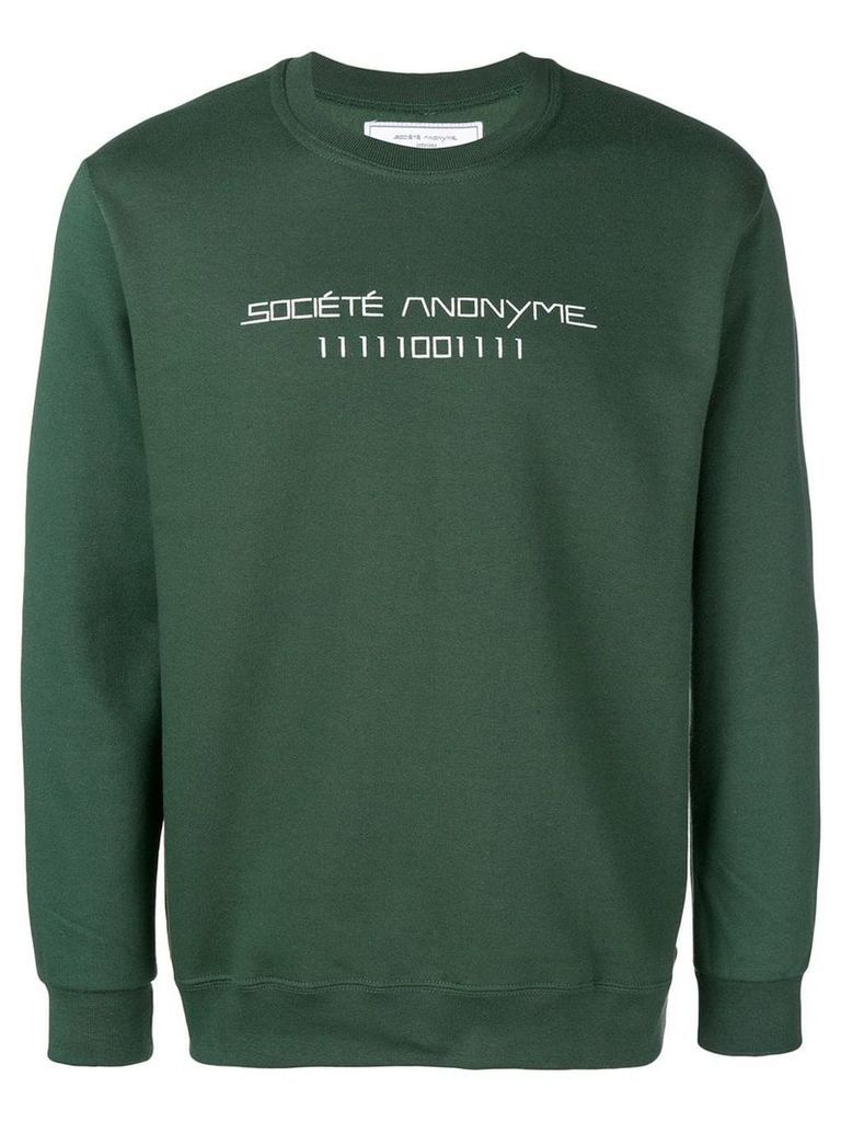 Société Anonyme logo printed sweatshirt - Green