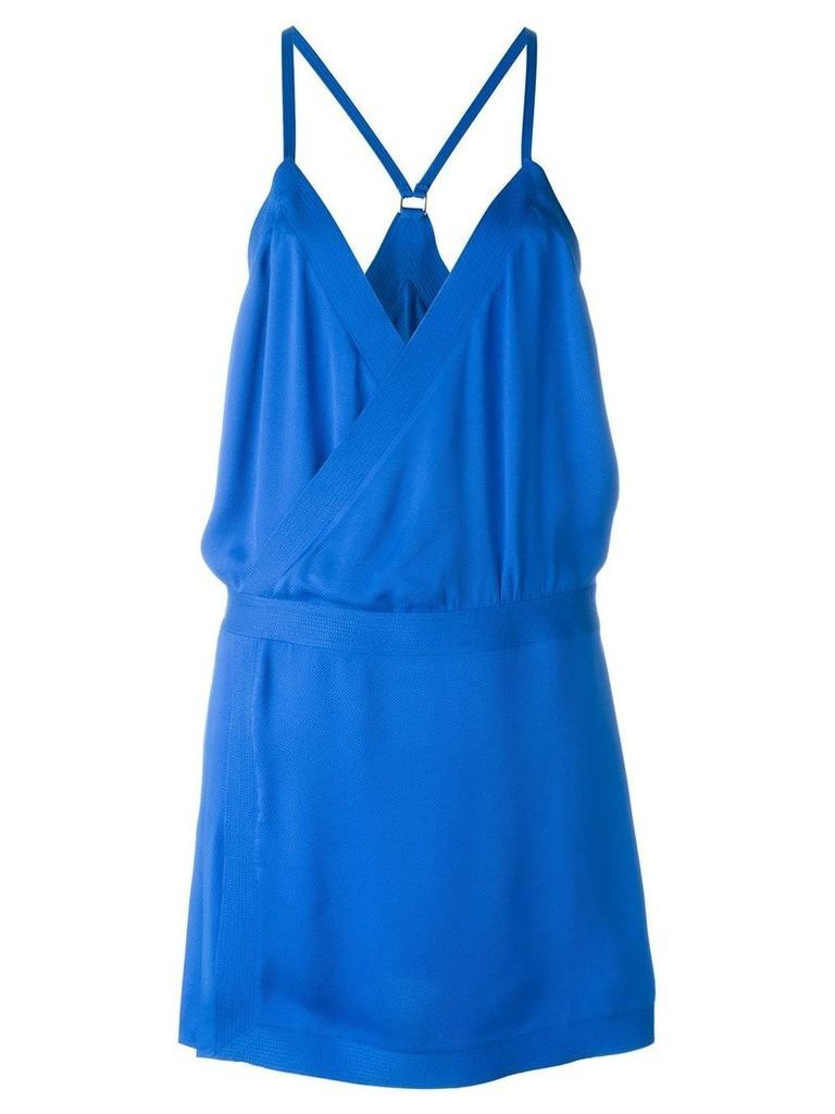 Dsquared2 spaghetti strap loose dress - Blue